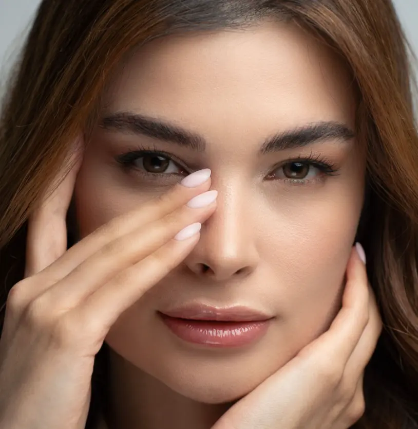 button nose efecto maquillaje